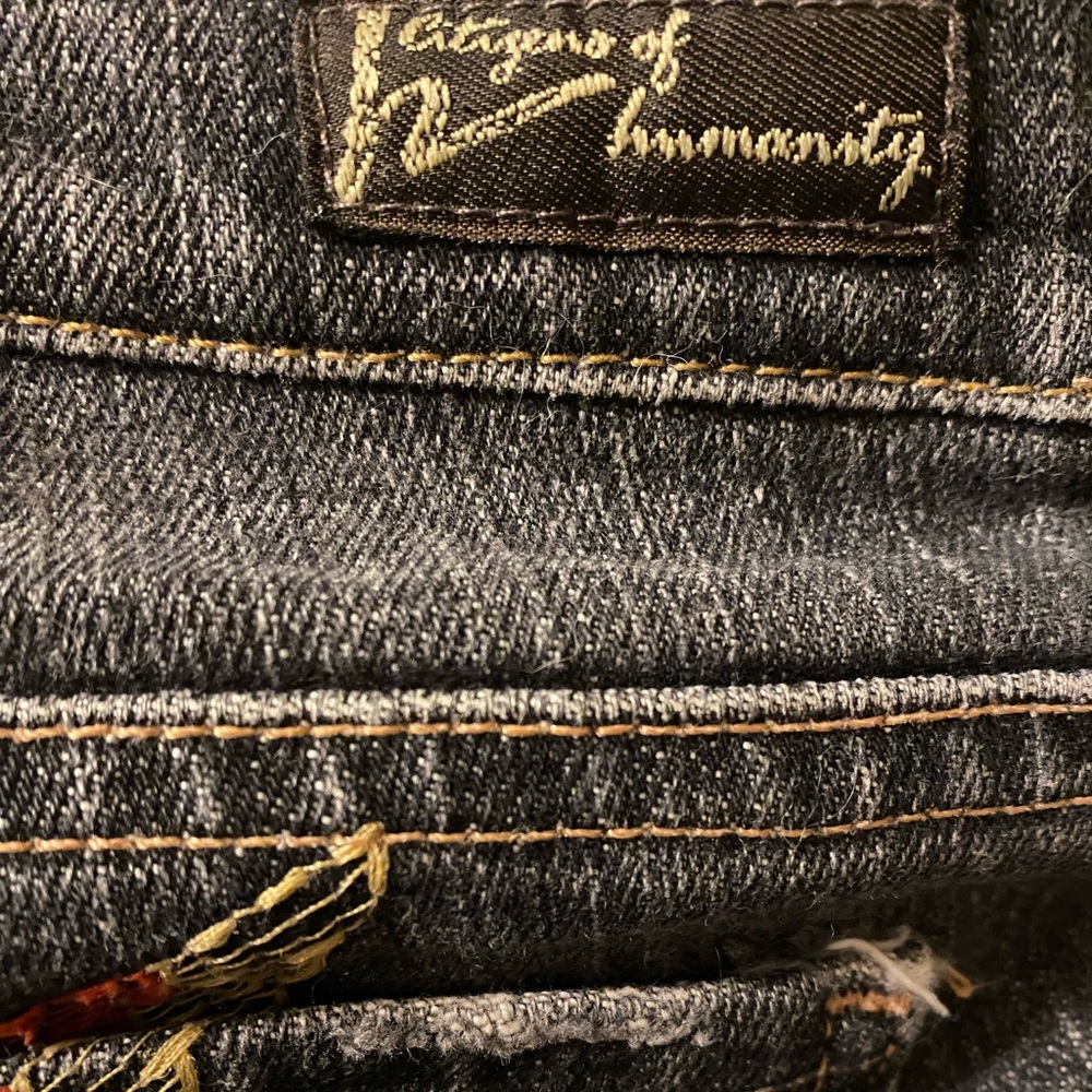 ✨HP✨VTG✨ Citizens of Humanity -31- Embroidered Low Rise Jeans - Picture 7 of 10